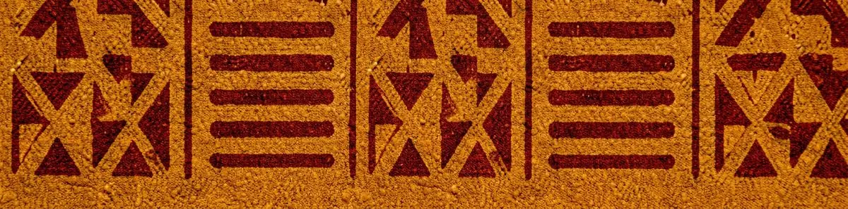 Patterned ochre band